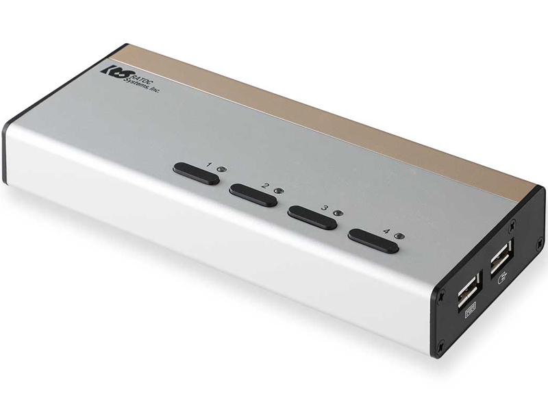 DVIパソコン切替器（4台用）