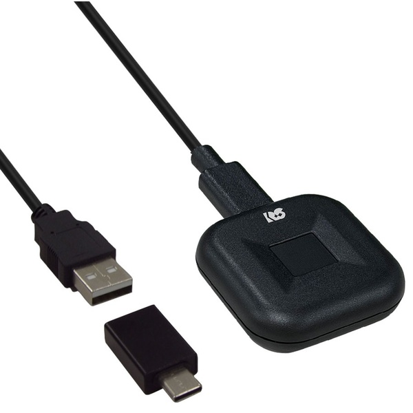 USB指紋認証リーダー 据え置き型 USB-A/C両対応（Windows Hello・MoC・ESS対応）