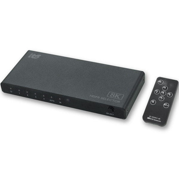 8K60Hz/4K120Hz対応 4入力1出力 HDMI切替器