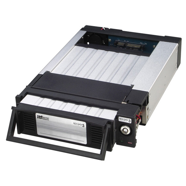 SATAリムーバブルケース 内蔵タイプ（ブラック）