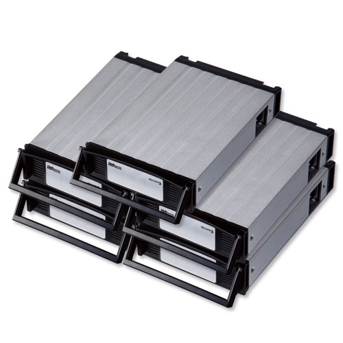 REX-SATA3シリーズ用交換トレイ（5個入）（ブラック）