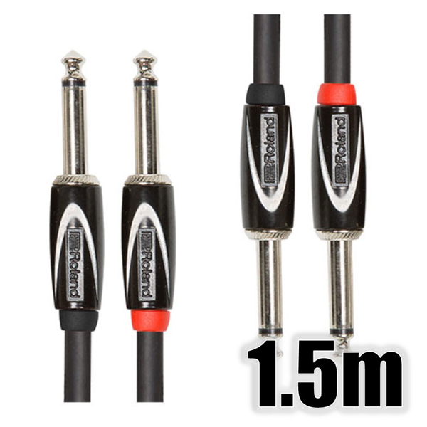 オーディオケーブル/1.5m/TSフォン×2-TSフォン×2