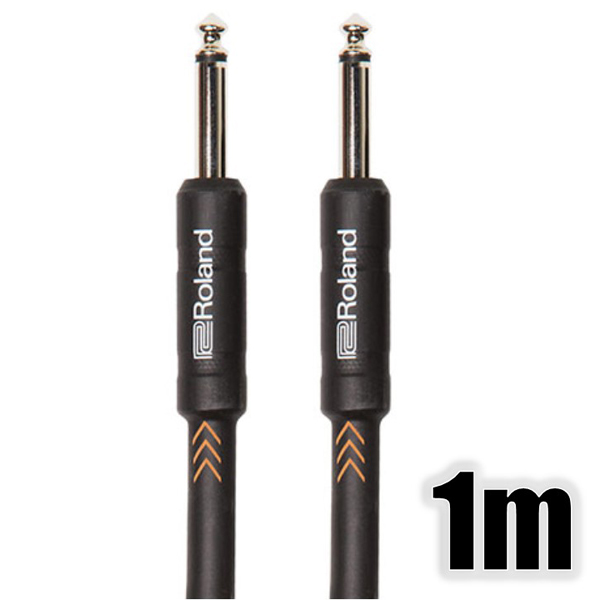 楽器用ケーブル/1m/TSフォン-TSフォン/両ストレート型