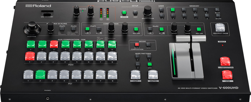 4K・HDR・マルチフォーマット・ビデオ・スイッチャー