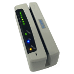 RS232インタフェース手動式磁気カードリーダ