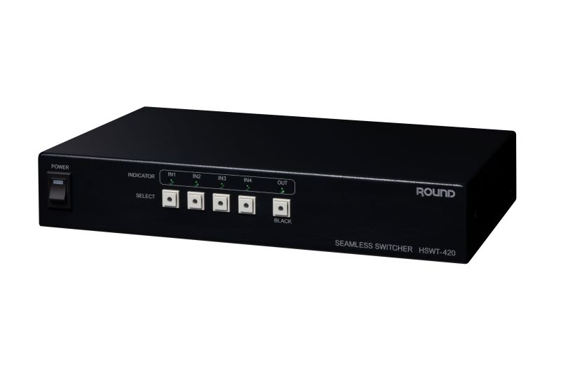 シームレスHDMI 4chセレクター（4入力1出力、業務用、外部制御対応）