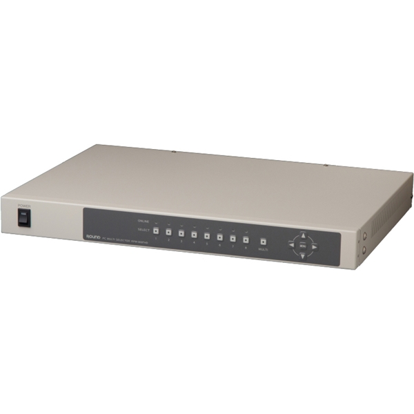 パソコン（KVM）切替器（マルチ画面表示機能・FULLHD対応・8入力）