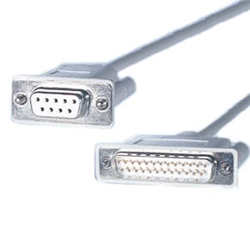 DOS/V RS232Cストレートケーブル 3.0m D-Sub9Pメス-D-Sub25Pオス