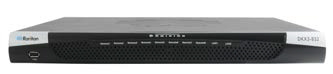 Dominion KX3-808 8リモートユーザー、1ローカルポート、8サーバーポート ラックマウントブラケット付 仮想メディア機能対応