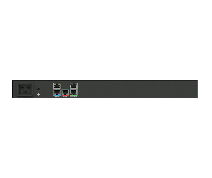 iPDU 単相 AC100V 15A 入力プラグ：NEMA 5-15P アウトレット：NEMA 5-20R(8) 1.5kVA 1Uタイプ ※NEMA5-15R接続可能