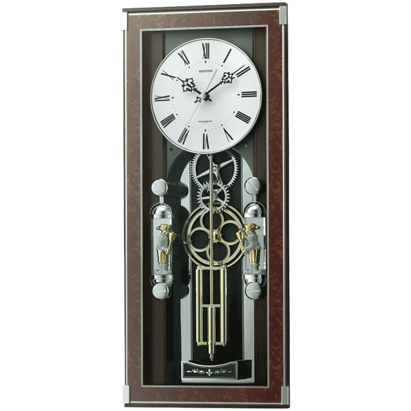 電波時計 掛け時計 からくり機能 30曲入り 55.1x23.4cm ソフィアーレプリモ