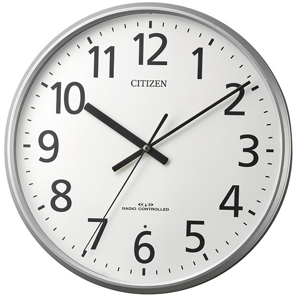 シチズン 電波時計 掛け時計 連続秒針 直径36cm