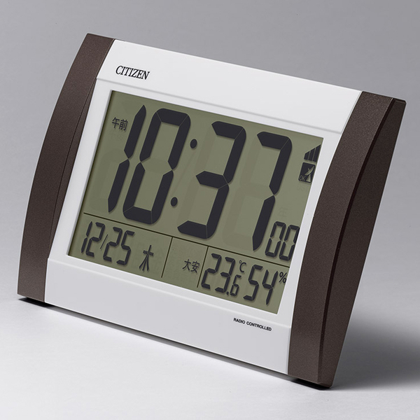 シチズン 電波時計 掛け時計 置き時計 温度 湿度 カレンダー 六曜