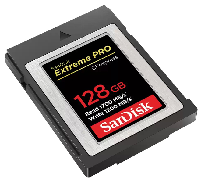 SanDisk エクストリーム プロ CFexpress Type B カード 128GB