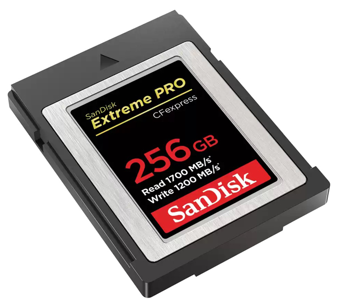 SanDisk エクストリーム プロ CFexpress Type B カード 256GB