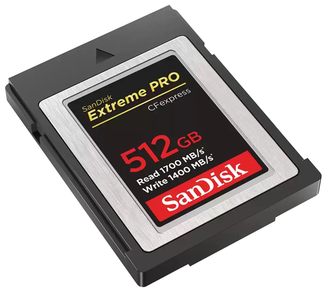 SanDisk エクストリーム プロ CFexpress Type B カード 512GB