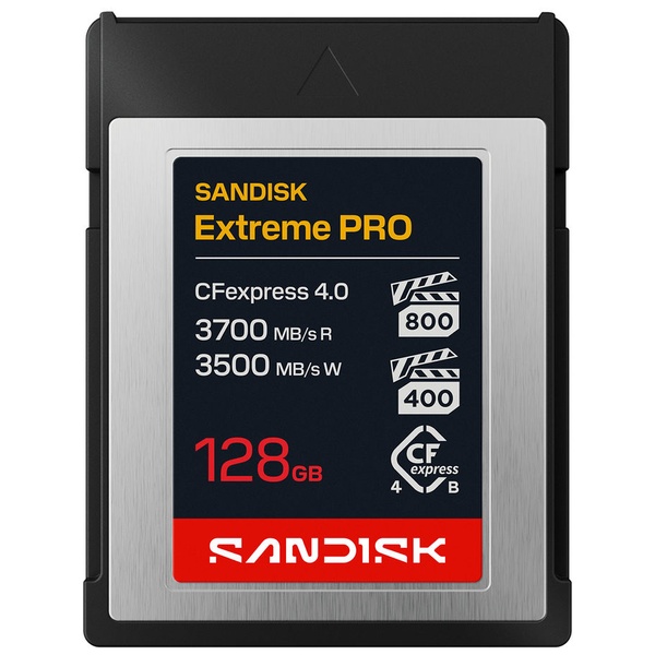 SANDISK エクストリーム プロ CFexpress PCIe 4.0 Type-B カード 128GB