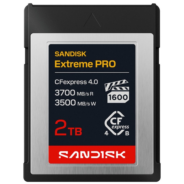 SANDISK エクストリーム プロ CFexpress PCIe 4.0 Type-B カード 2TB