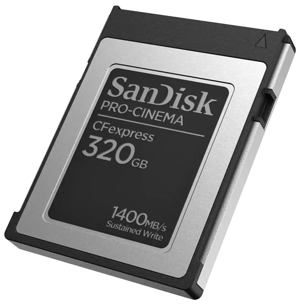 SanDisk PRO-CINEMA CFexpress Type-Bカード 320GB