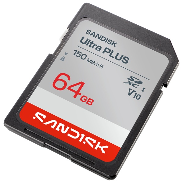 SANDISK Ultra PLUS SDカード 64GB