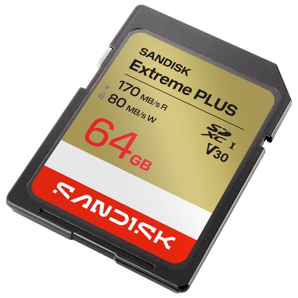SANDISK Extreme PLUS SDカード 64GB