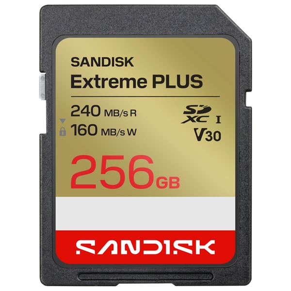 SANDISK Extreme PLUS SDカード 256GB