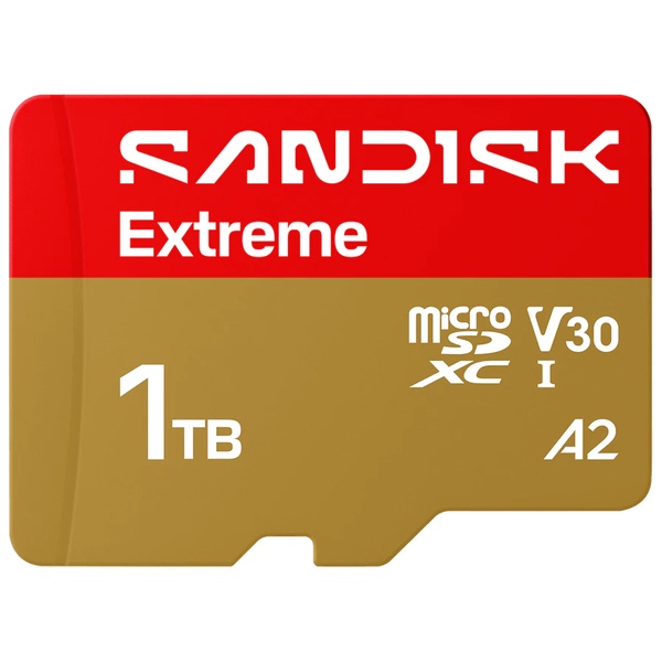 SANDISK Extreme microSD UHS-Iカード 1.5TB
