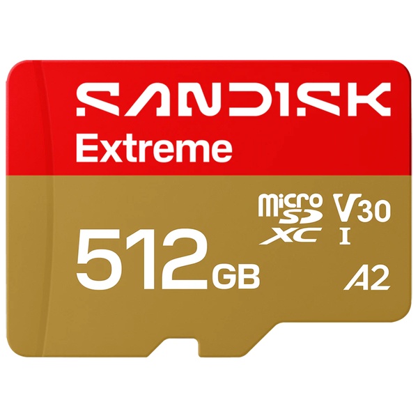 SANDISK microSD Extreme 512GB SDSQXH9-512G-JN3MA