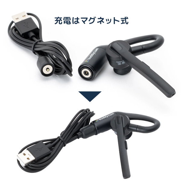【Buddycom専用品】耳掛けBluetoothイヤホンマイク Buddycom Fit