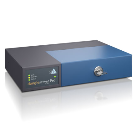 dongleserver Pro USBドングルサーバ USB3.0×4 USB2.0×4 Gigabit LAN対応 ネットワーク経由ライセンスドングル共有機器