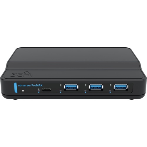 utnserver ProMAX USBデバイスサーバ USB3.2 Gen1×4 2.5G NBase-T対応 ネットワークUSB共有機器