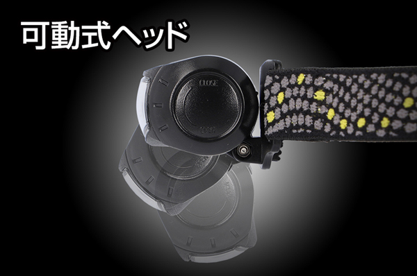 CPシリーズ コンパクトヘッドライト サブ赤色搭載 ブラック