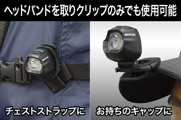 2WAYコンパクトヘッドライト ブラック
