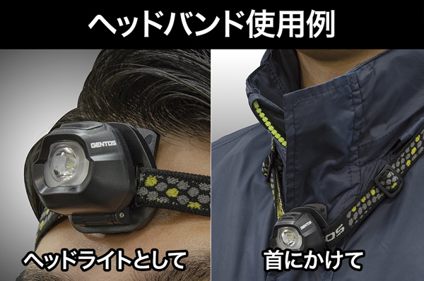 2WAYコンパクトヘッドライト ブラック