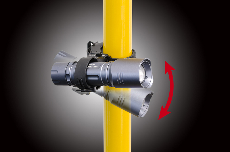 フラッシュライト用ブラケット (自転車装着用)