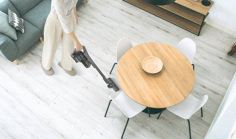 コードレススティック掃除機 アッシュグレー