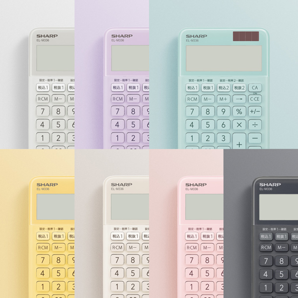 電卓 10桁 （ミニナイスサイズタイプ） グリーン系