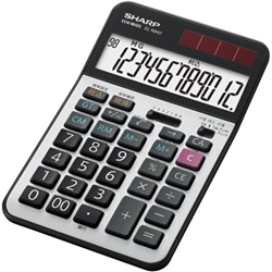実務電卓 12桁 （ナイスサイズタイプ） 高速早打ち対応 グリーン購入法適合タイプ