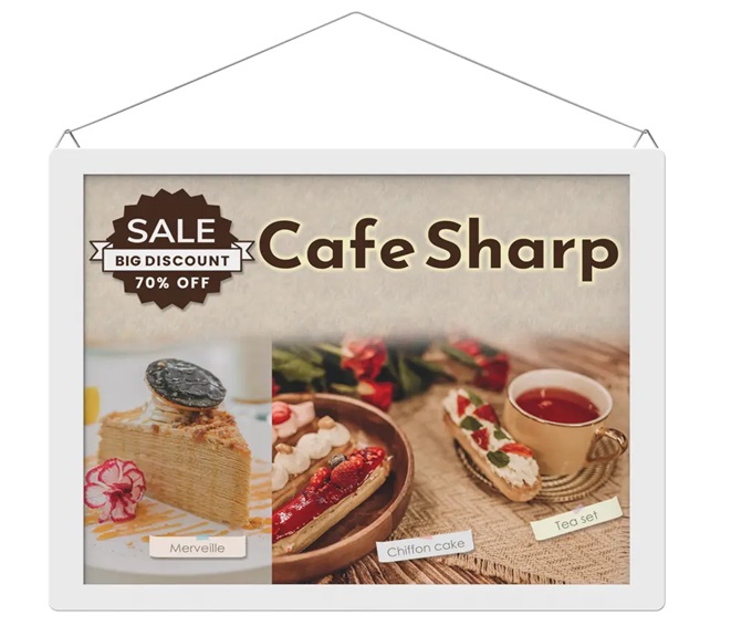 ePoster 13.3型電子ペーパーディスプレイ