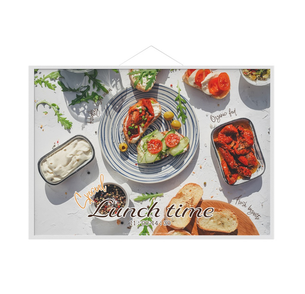 A2サイズ電子ペーパーディスプレイ「ePoster」カラーモデル/解像度2160×3060/USB Type-C入力端子/白/スピーカー無/縦・横設置/センドバック1年保証