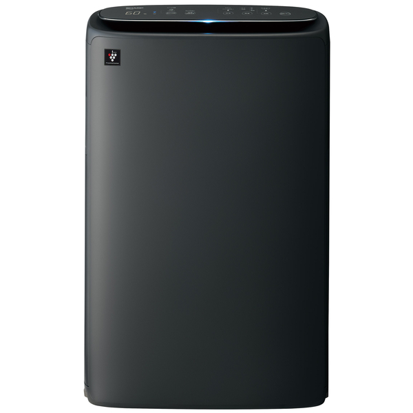 プラズマクラスター25000搭載 加湿空気清浄機 薄型スリムモデル グレー系