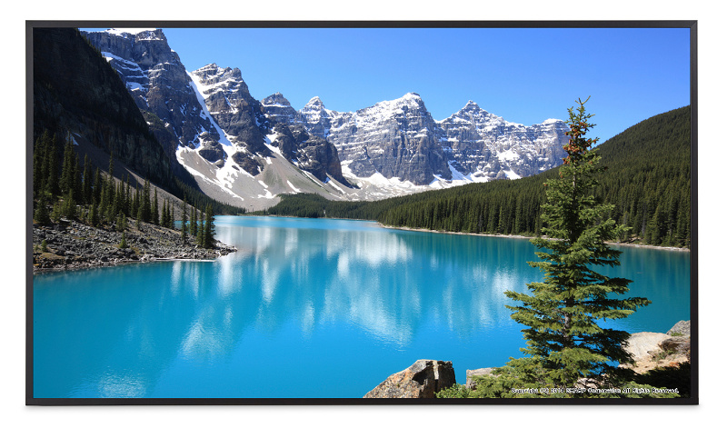 86V型Android内蔵インフォメーションディスプレイ/3840×2160/HDMI、USB-C/黒/スピーカー有/4K/450cd/m2/メディアプレイヤー/18H/縦・横・斜め設置/無償オンサイト3年保証