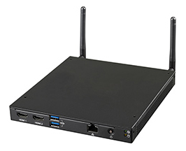 インフォメーションディスプレイ用周辺機器アドバンストコントローラー/Core i7-7600U/Windows 10 IoT/4K60p動画に対応