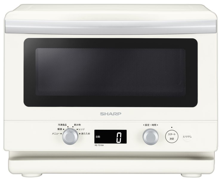 単機能レンジ 18L ワイドフラットタイプ ホワイト系