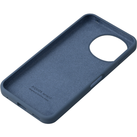 AQUOS sense10用 SHARP純正シリコンケース デニムネイビー
