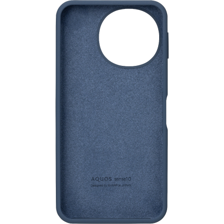 AQUOS sense10用 SHARP純正シリコンケース デニムネイビー