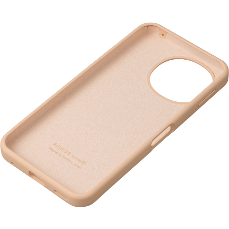 AQUOS sense10用 SHARP純正シリコンケース ペールピンク