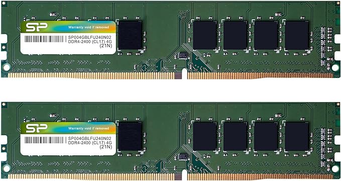 メモリーモジュール 288pin U-DIMM DDR4-2400（PC4-19200） 4GB×2枚組 ブリスターパッケージ