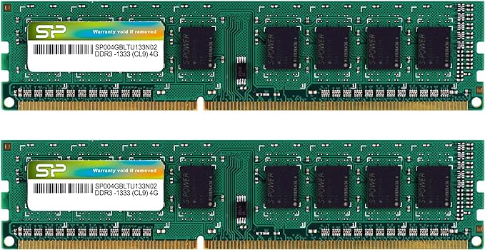 メモリモジュール 240Pin DIMM DDR3-1333(PC3-10600) 4GB×2枚組 ブリスターパッケージ