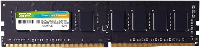メモリモジュール 288pin DDR4-3200 PC4-25600 CL22 1.2V Non-ECC Unbuffered DIMM 16GB